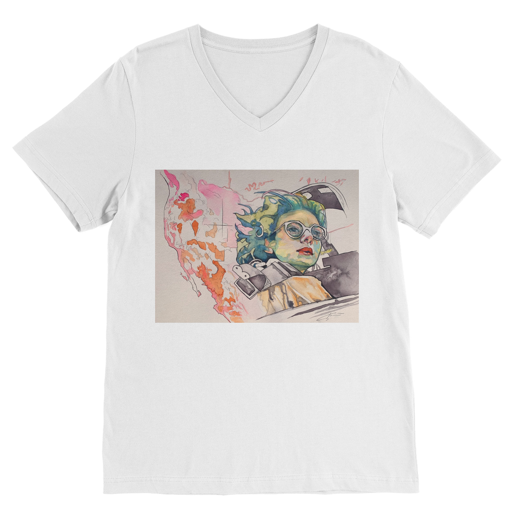 Explore Premium V-Neck T-Shirt