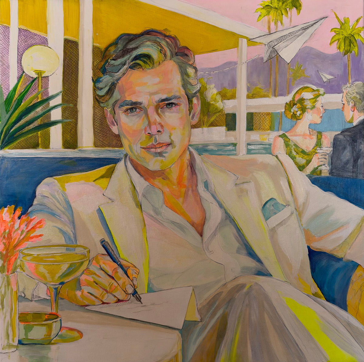 Original Oil Painting - “A Note Before Departure”