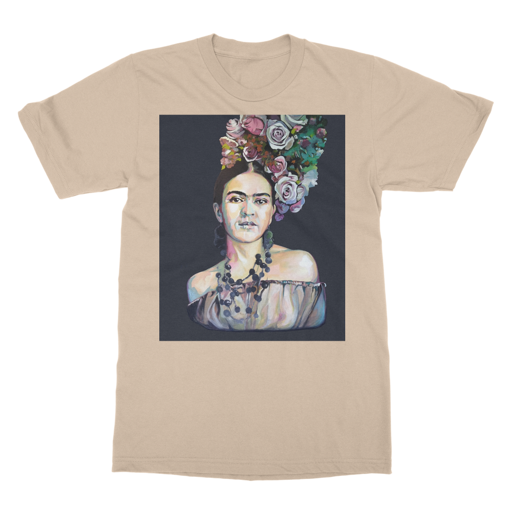 Frida - black background Classic Adult T-Shirt