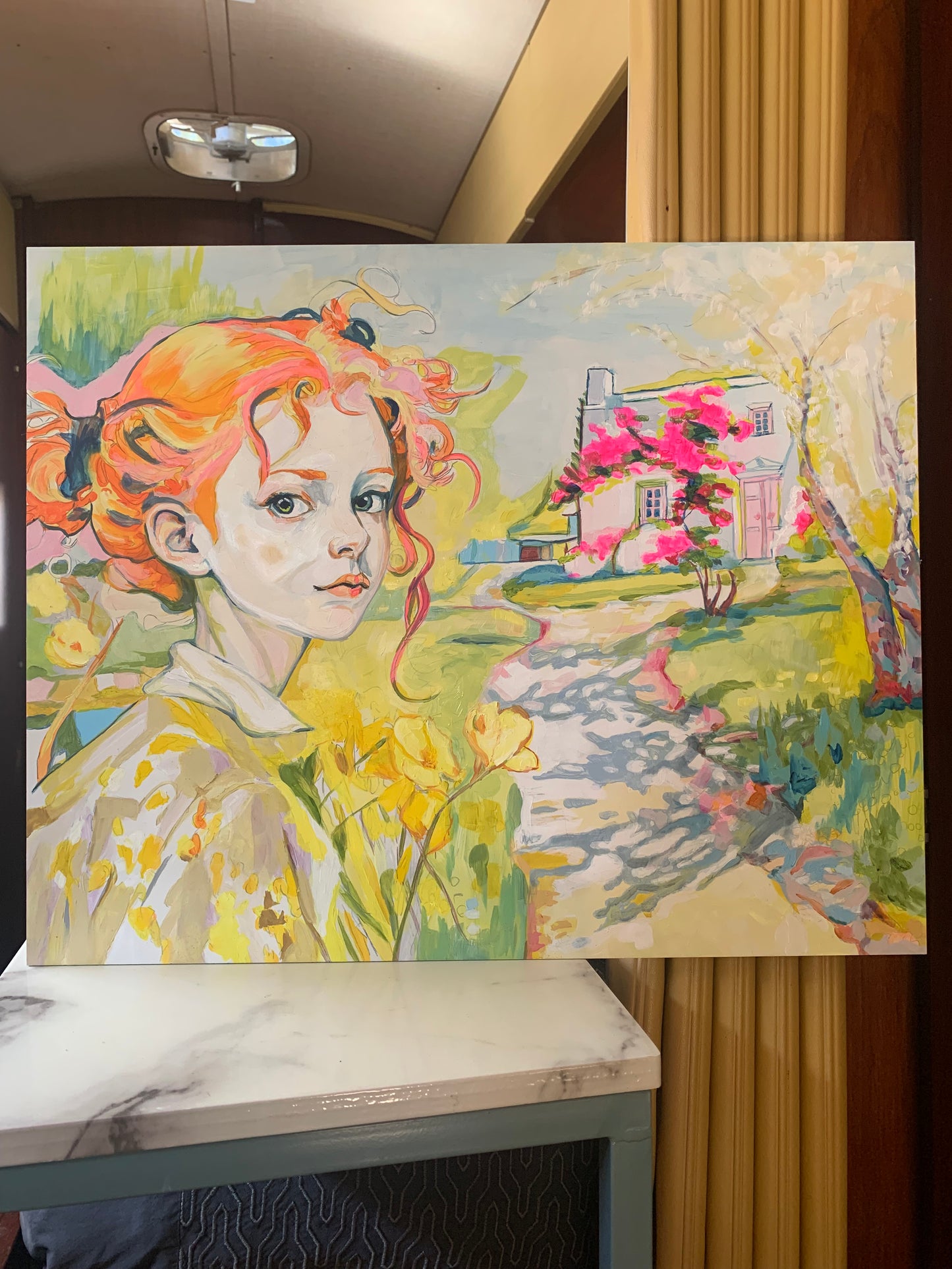 Original Oil Painting - "Between Sunlight and Dreams"