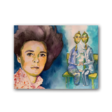 The mirror Premium Stretched Canvas