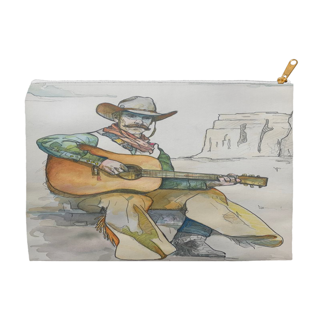 Pencil Pouches - Cowboy guitar