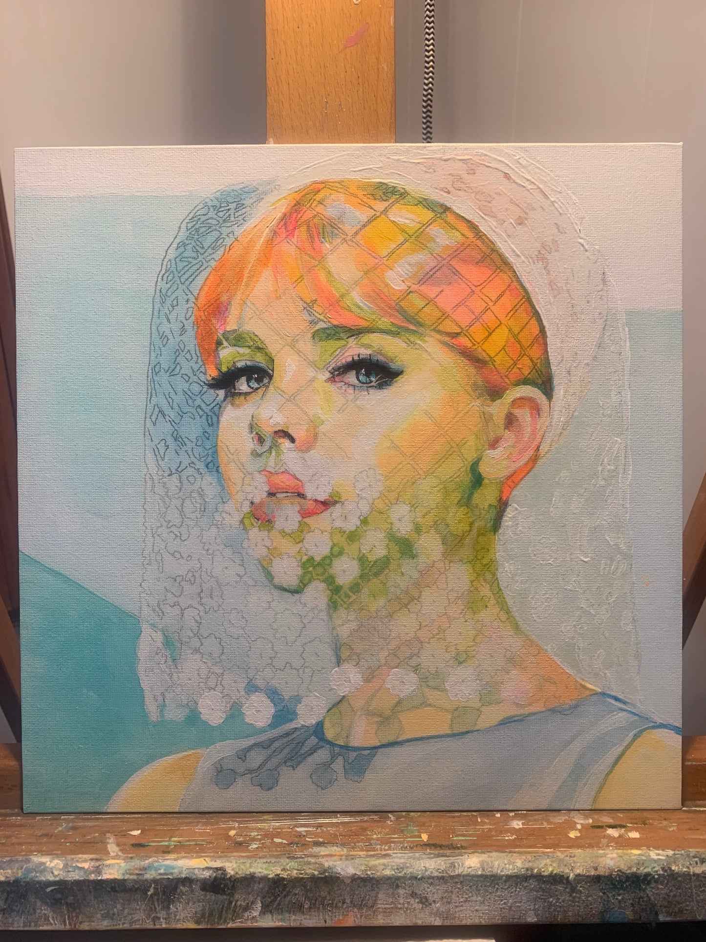 Oil Painting - "Becoming Close-Up No. 08”