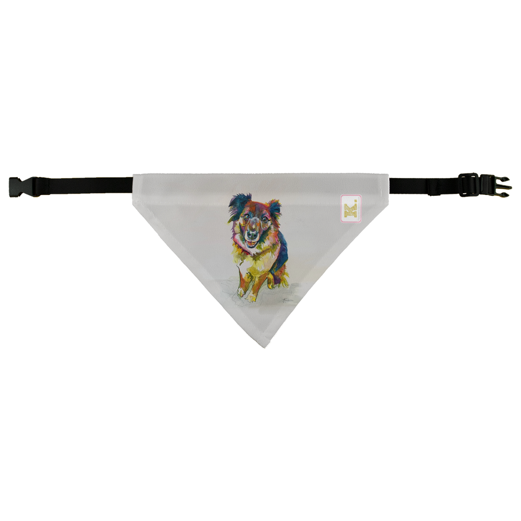 Border Collie Pet Bandana - Karen Ann Jones ~ artist