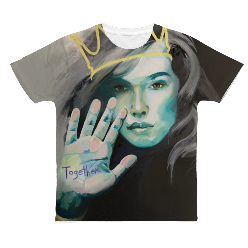 Together - Allover Adult T-Shirt - Karen Ann Jones ~ artist