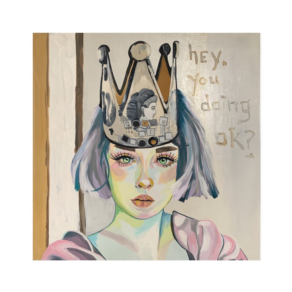 Hey, you doing ok? Scarf - Karen Ann Jones ~ artist