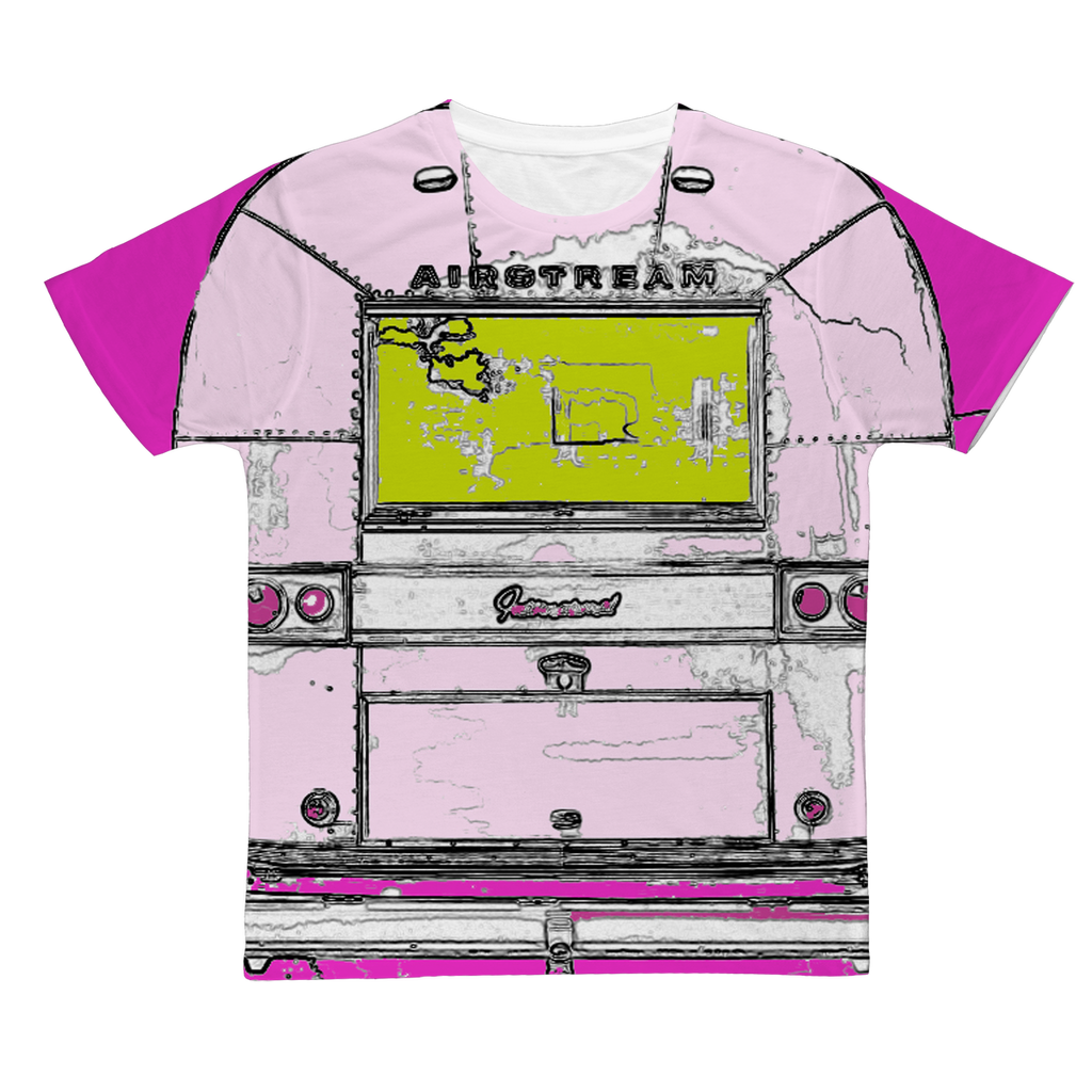 Pink Airstream Adult T-Shirt
