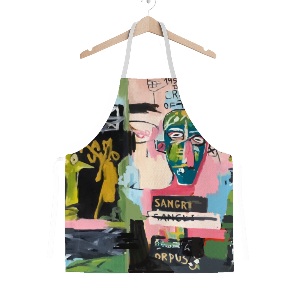 Basquiat Adult Apron - Karen Ann Jones ~ artist