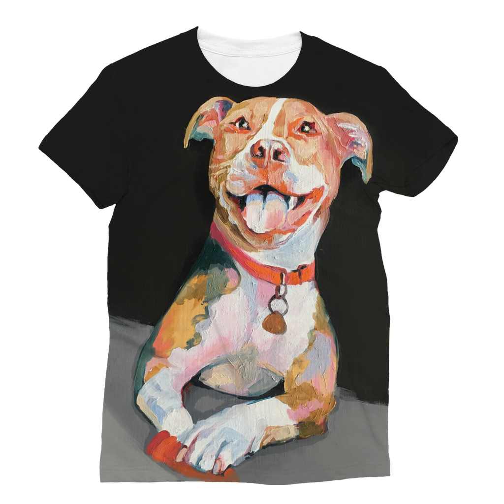 Women's Allover T-Shirt - Bulldog