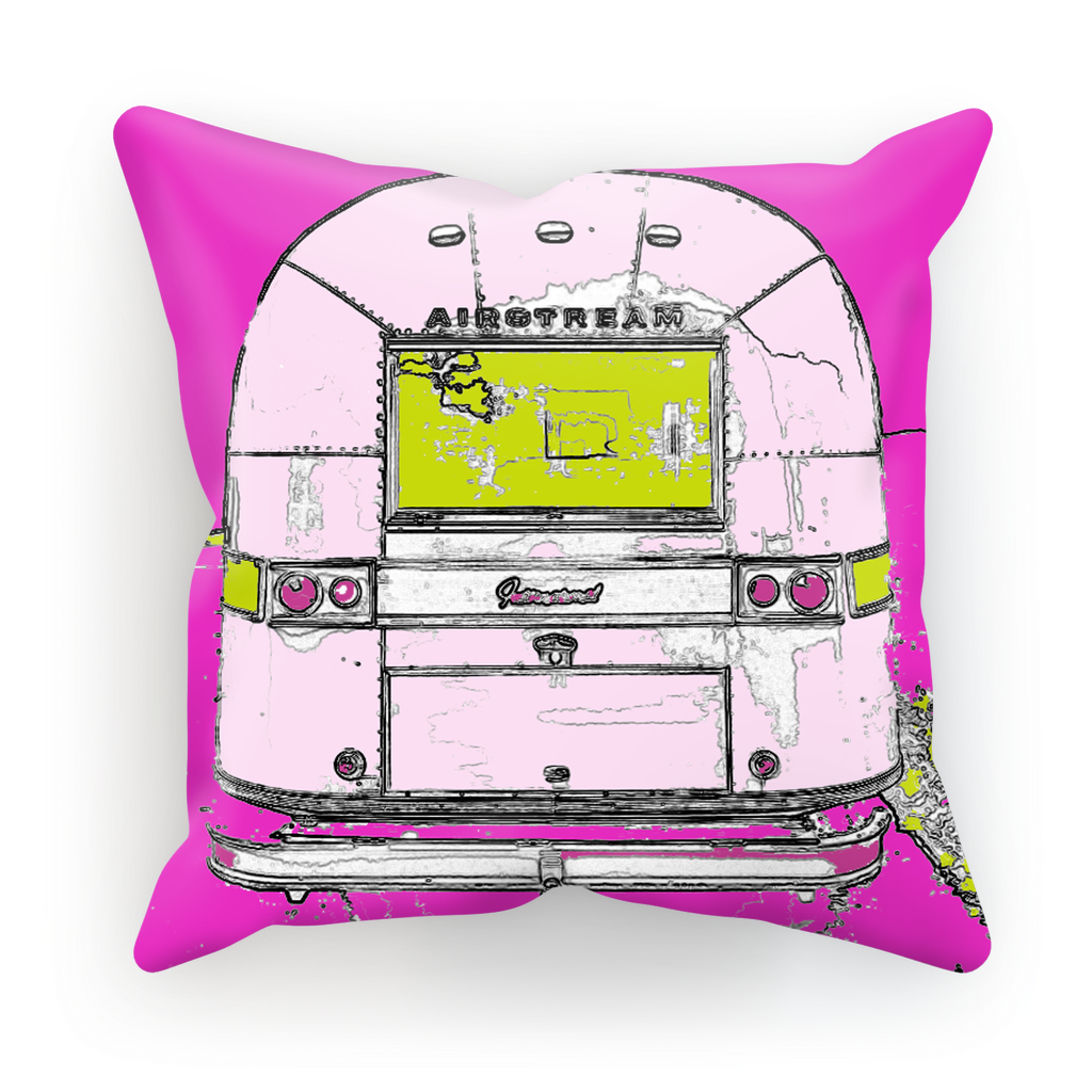 Pink Airstream Cushion Cover
