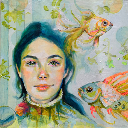 Oil Painting - "Between Stillness and Flow”