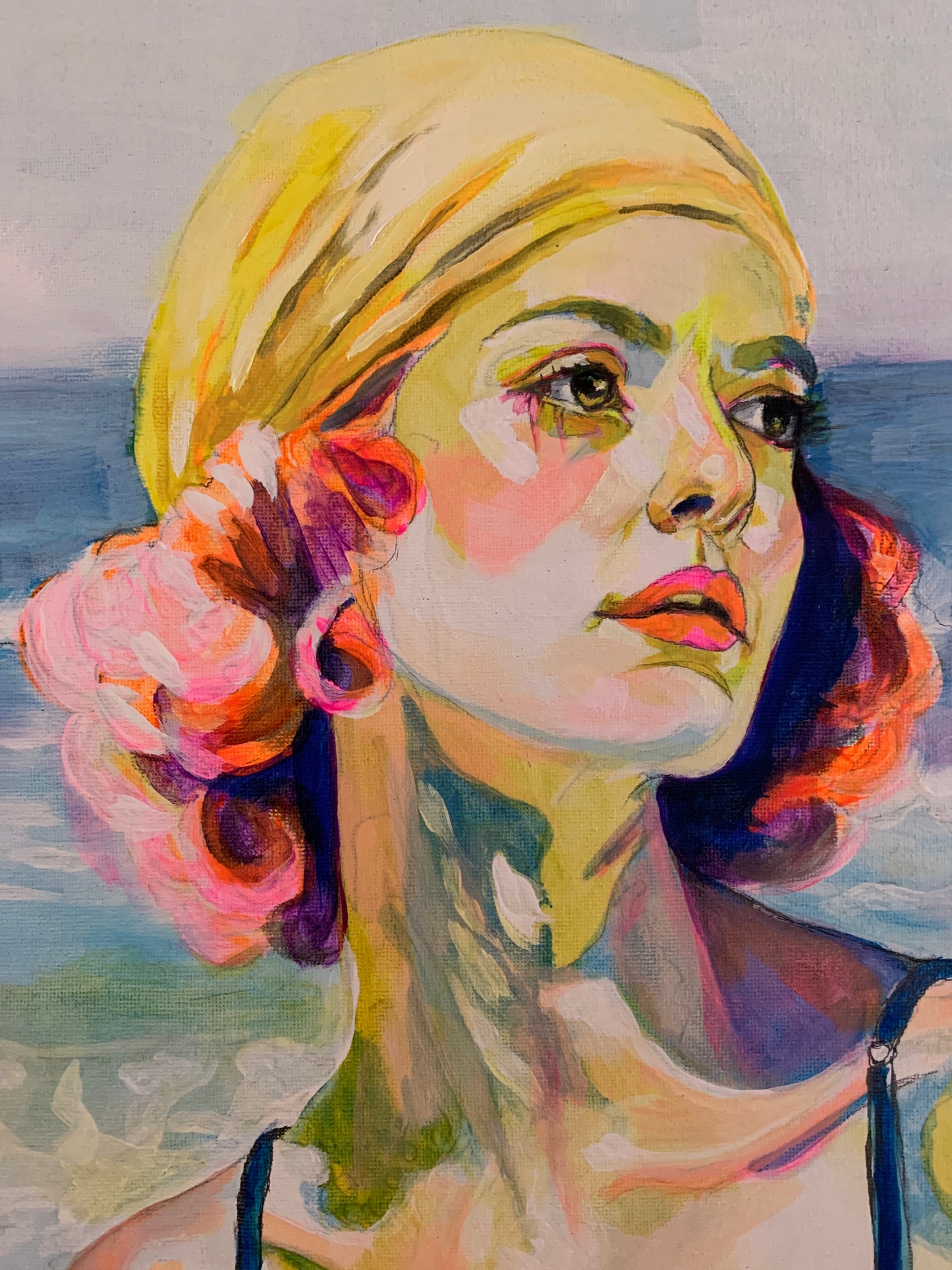 Original Oil Painting - “Did the Ocean Change Too”