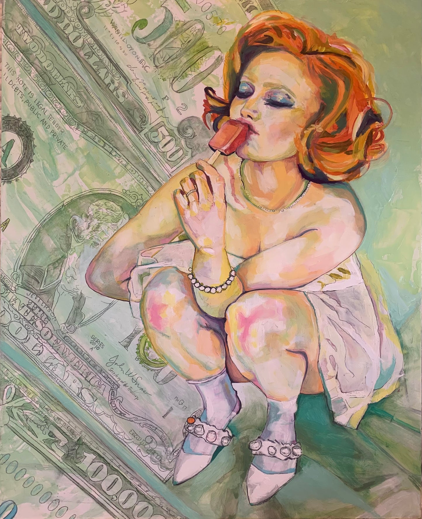 Original Oil Painting - “Opulent Dreamsicle”