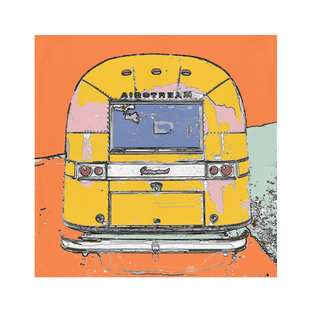 Orange Airstream Scarf