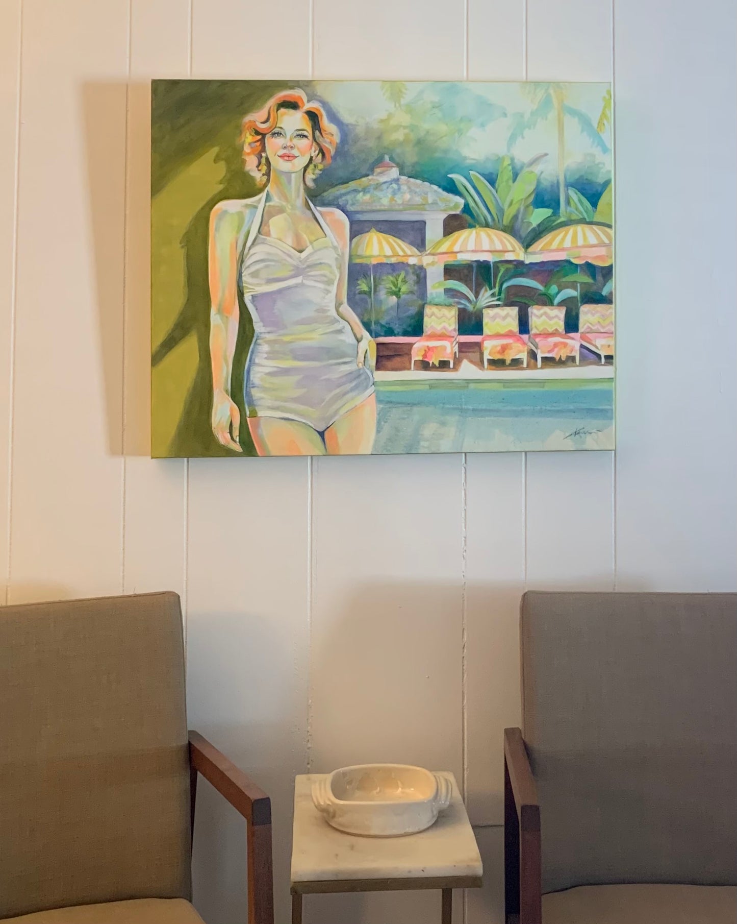 Original Oil Painting - “Cabana Theory’