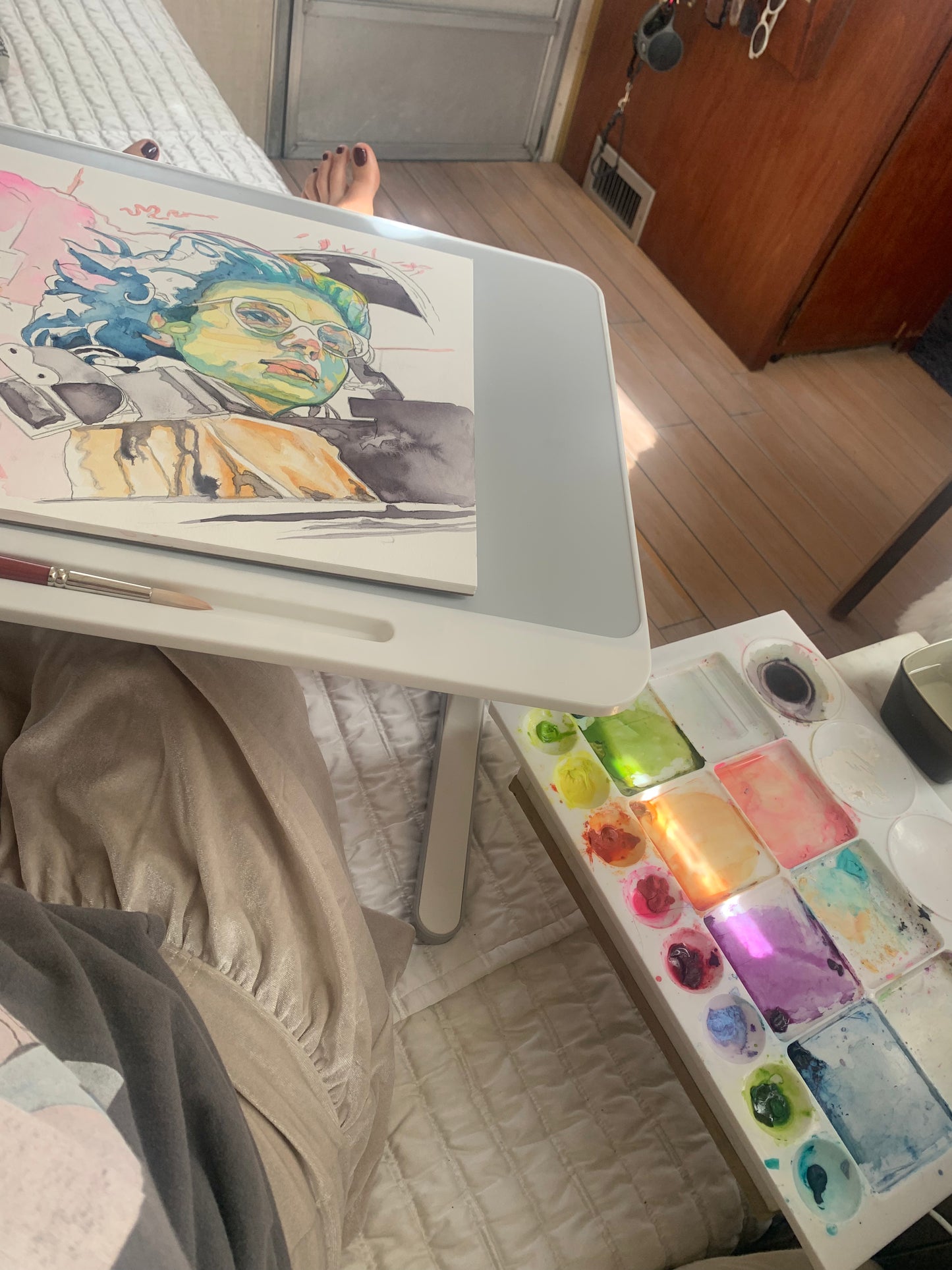 Original watercolor painting ‘Explore’
