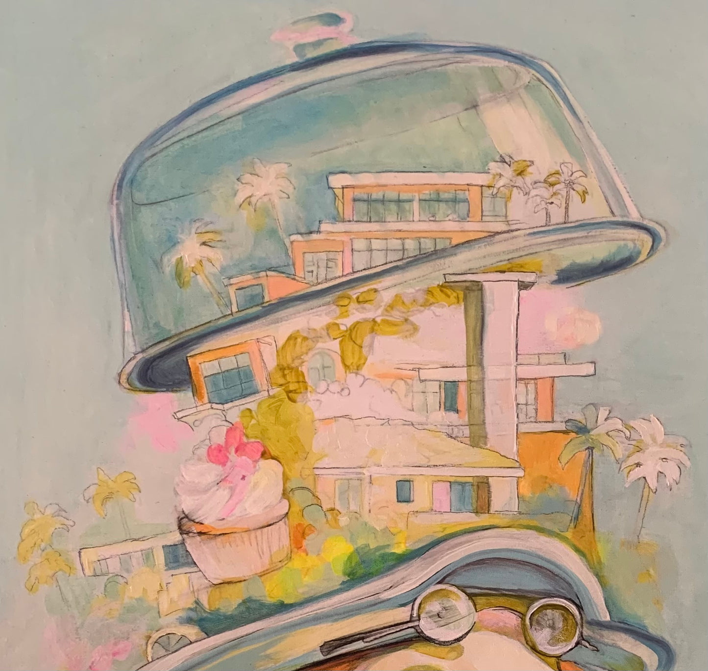 Original Oil Painting - “When the Guests Leave”