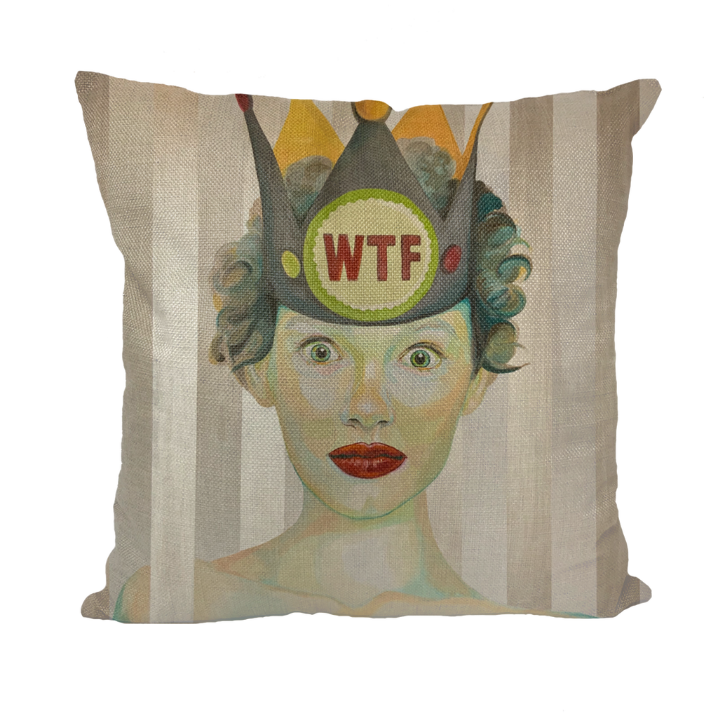 WTF Throw Pillows
