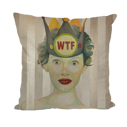 WTF Throw Pillows