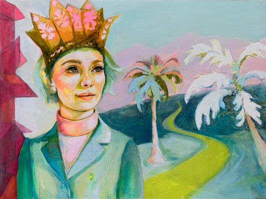 Original Oil Painting - “She Stopped Waiting Here”