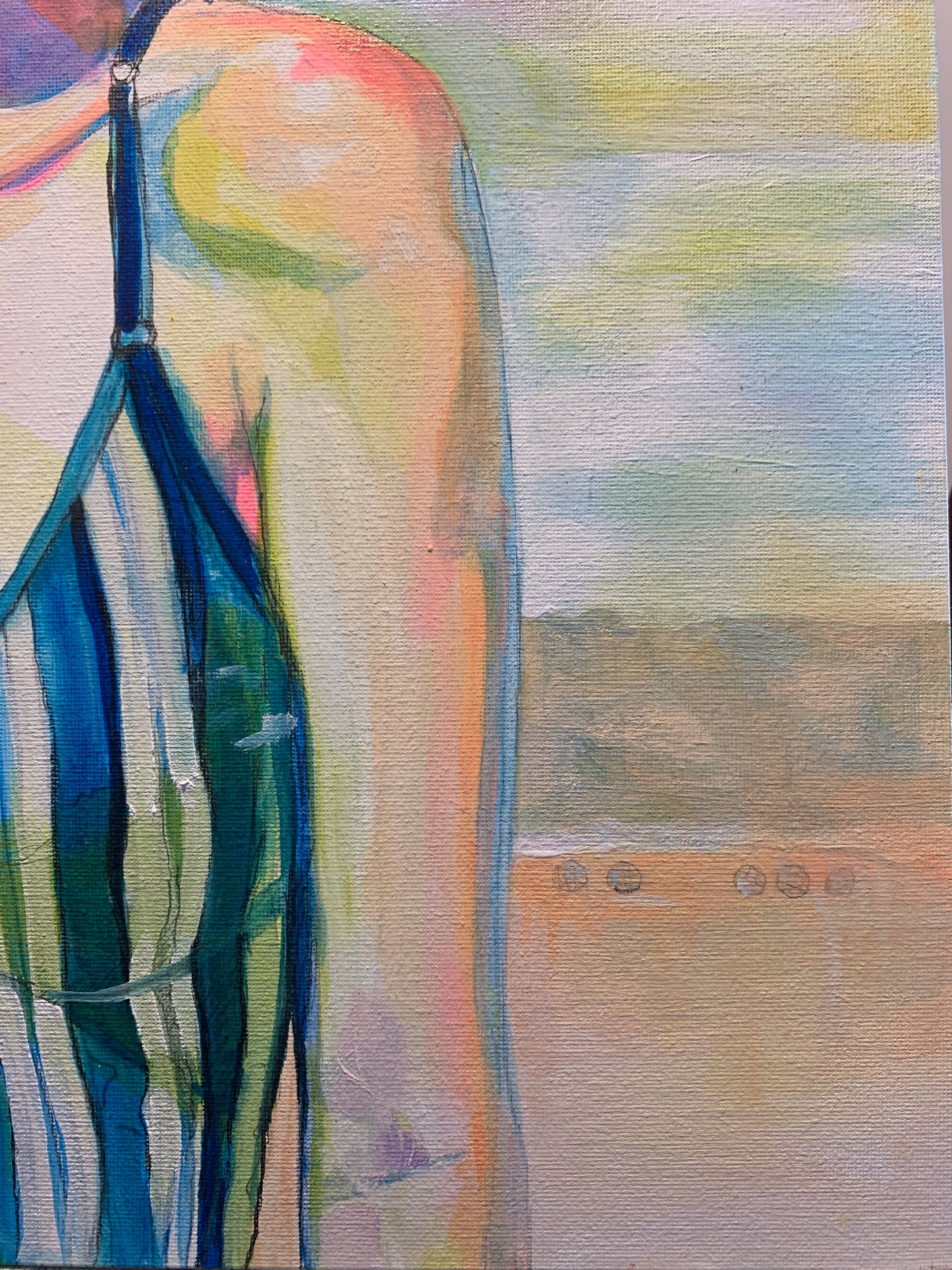 Original Oil Painting - “Did the Ocean Change Too”