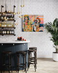 Original Oil Painting - "Peace Destiny Connection”