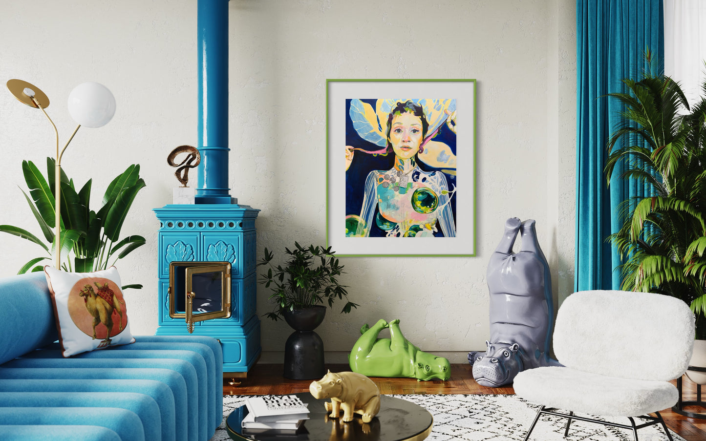 Original Oil Painting - ‘metallic bond’