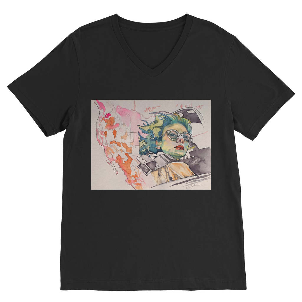 Explore Premium V-Neck T-Shirt