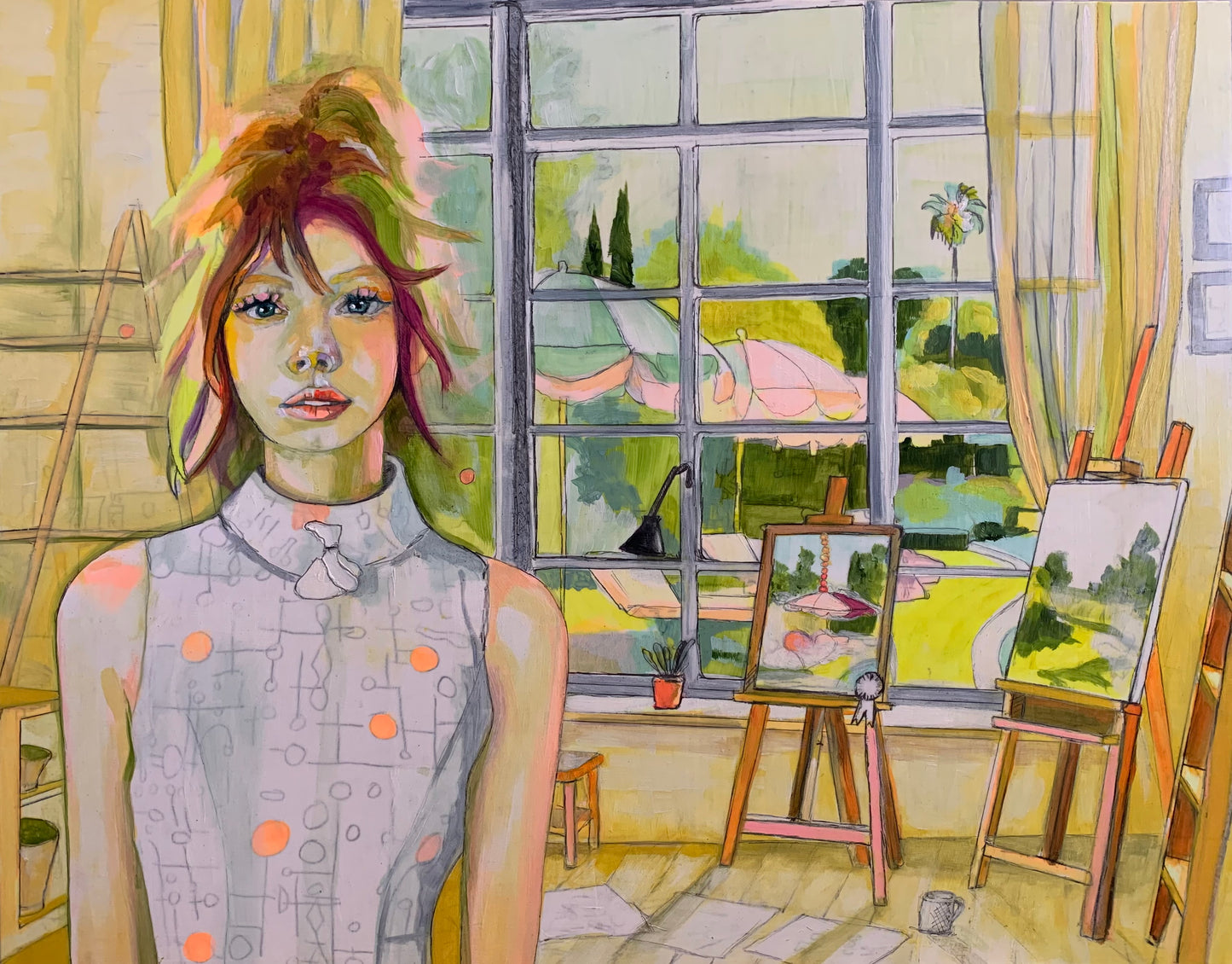 Original Oil Painting - "While No One Was Looking”