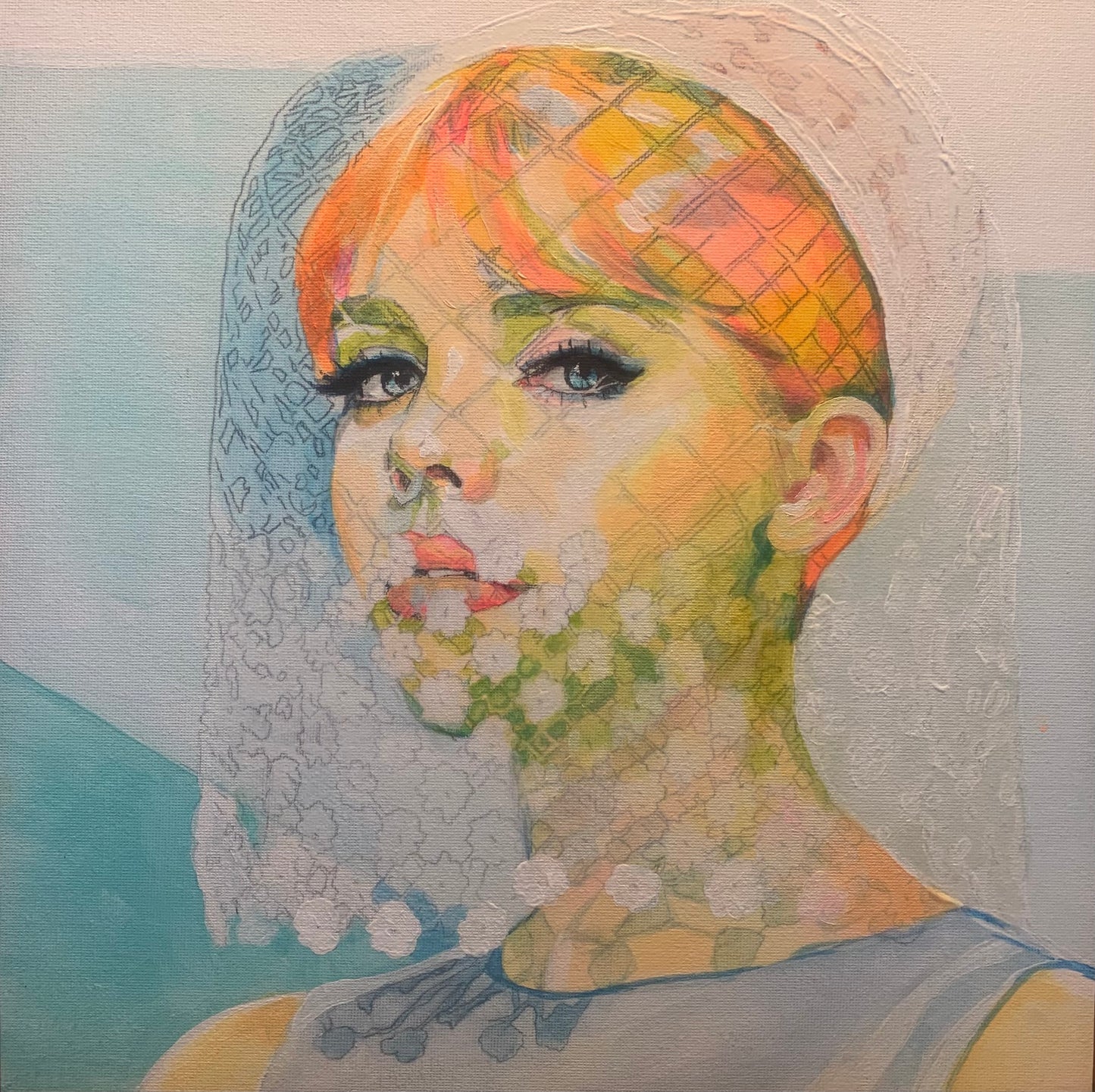 Oil Painting - "Becoming Close-Up No. 08”