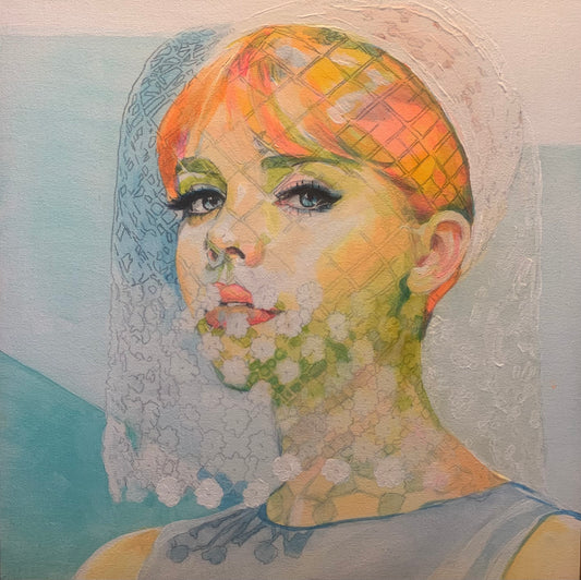 Oil Painting - "Becoming Close-Up No. 08”
