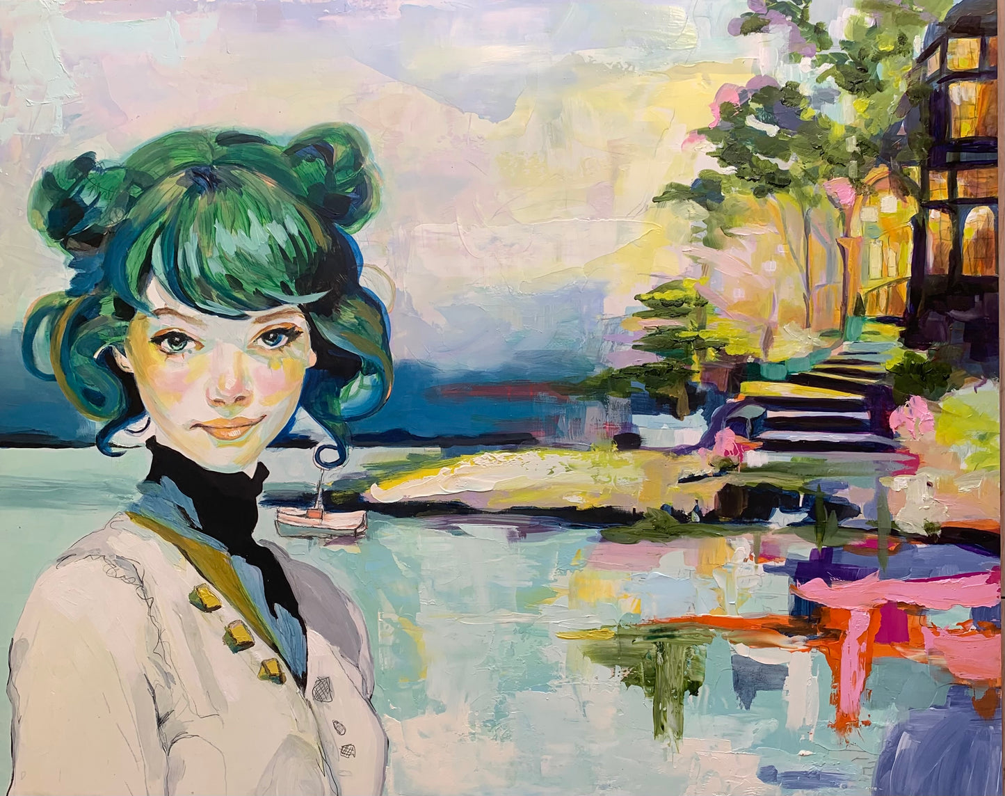 Original Oil Painting - “The Whispering of the Water”