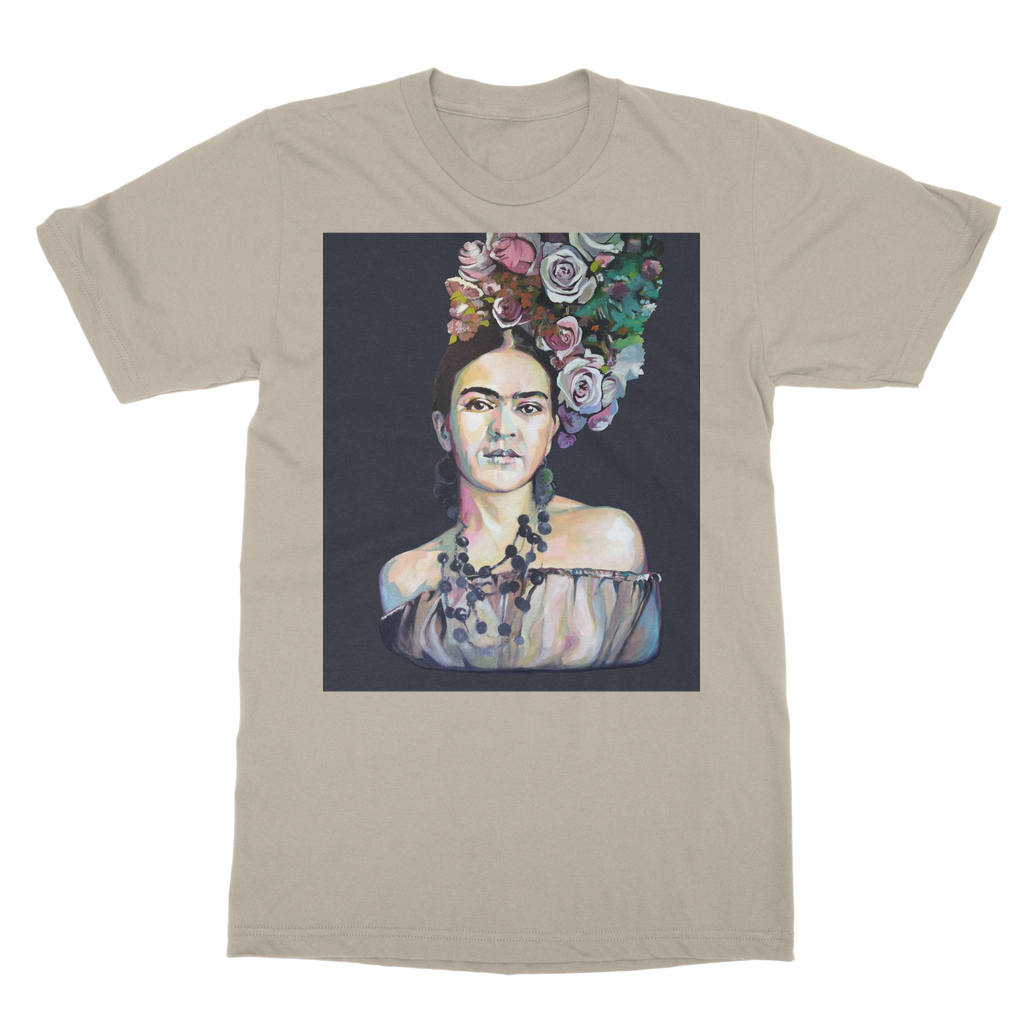 Frida - black background Classic Adult T-Shirt