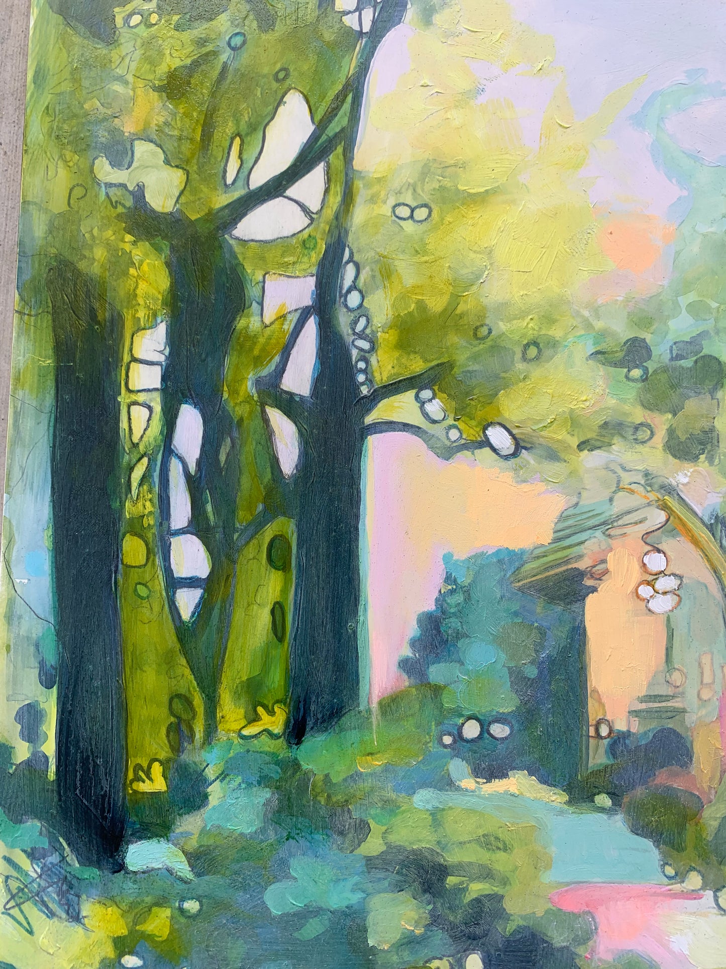 Oil Painting - "Vulnerability Path"