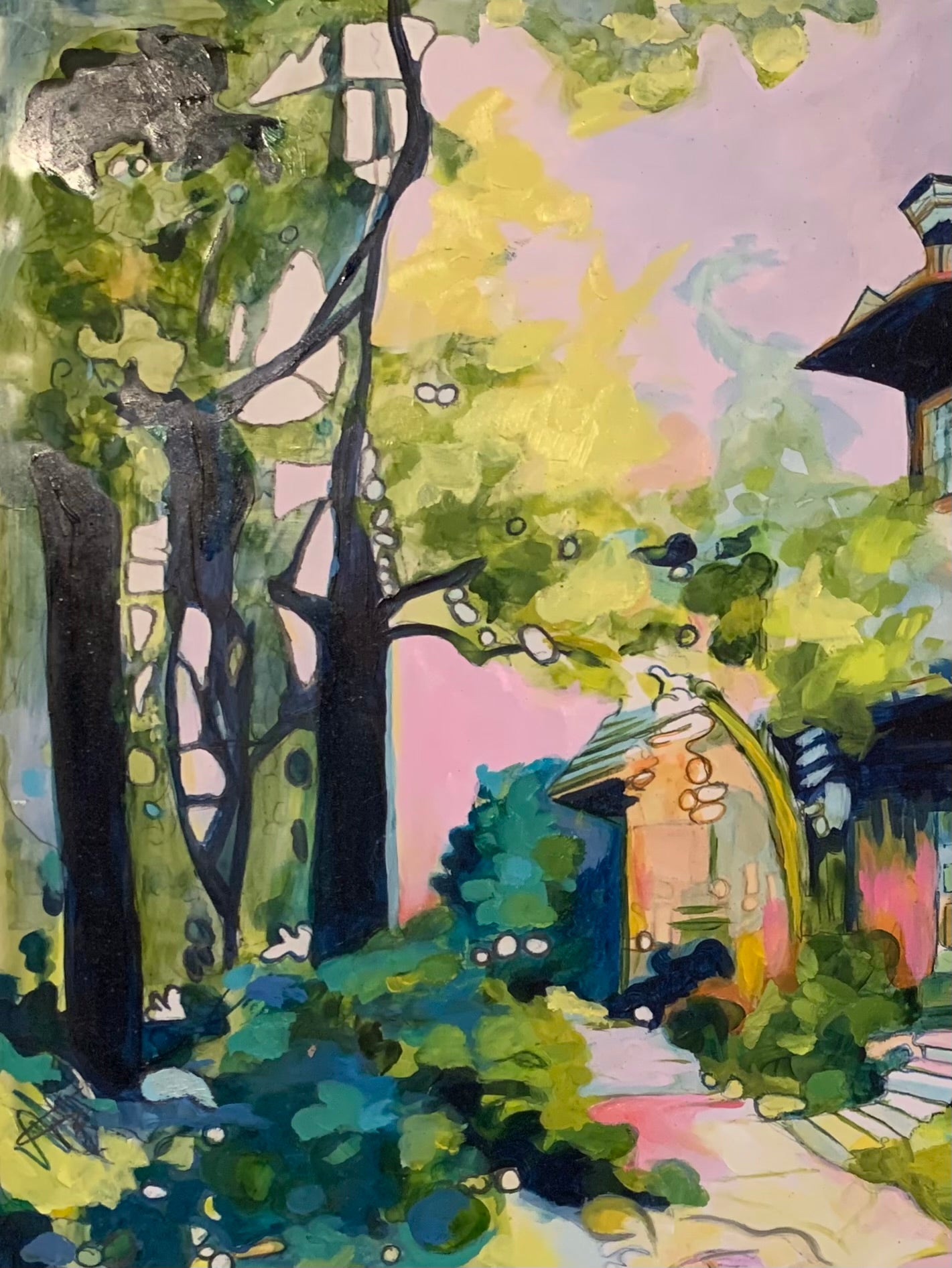 Oil Painting - "Vulnerability Path"