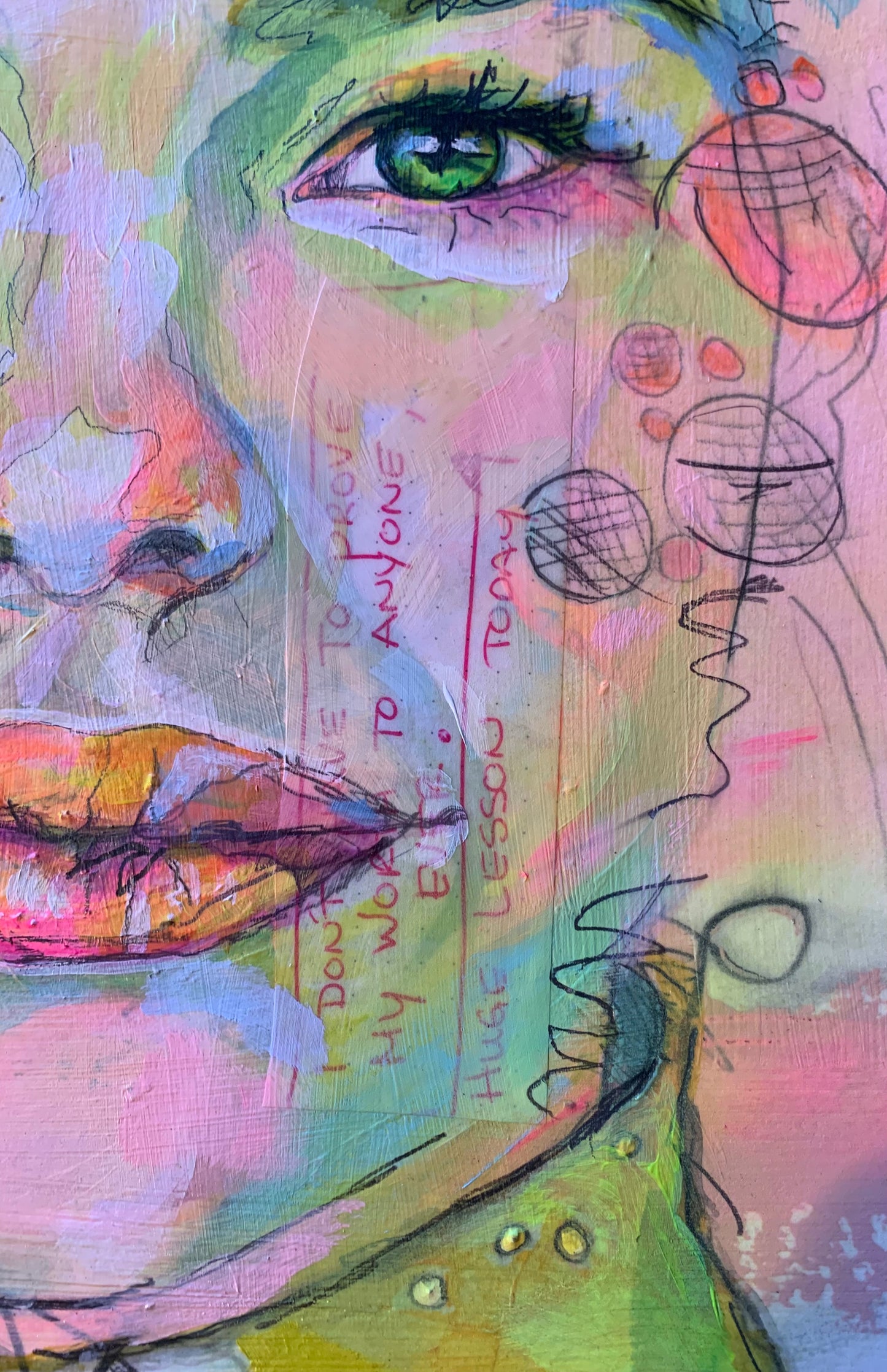 Watercolor / Acrylic Painting - “The Rewrite”