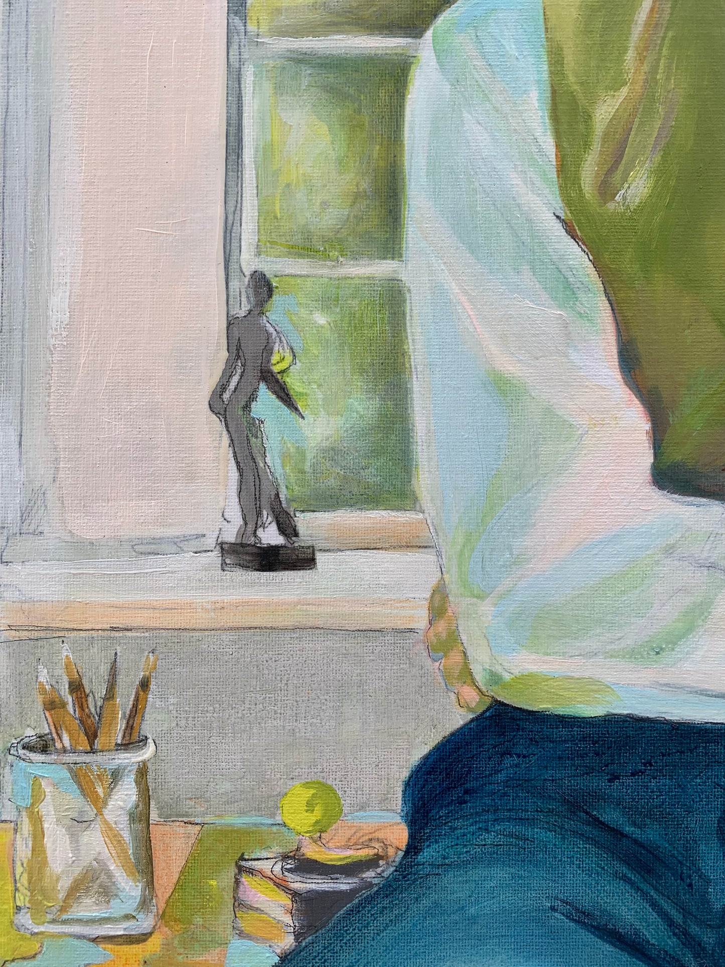 Original Oil Painting - “What Couldn’t He Say?”