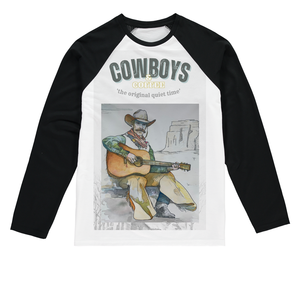 Cowboys & Coffee Baseball Long Sleeve T-Shirt