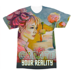 ‘Create your reality’ - Premium Sublimation Adult T-Shirt