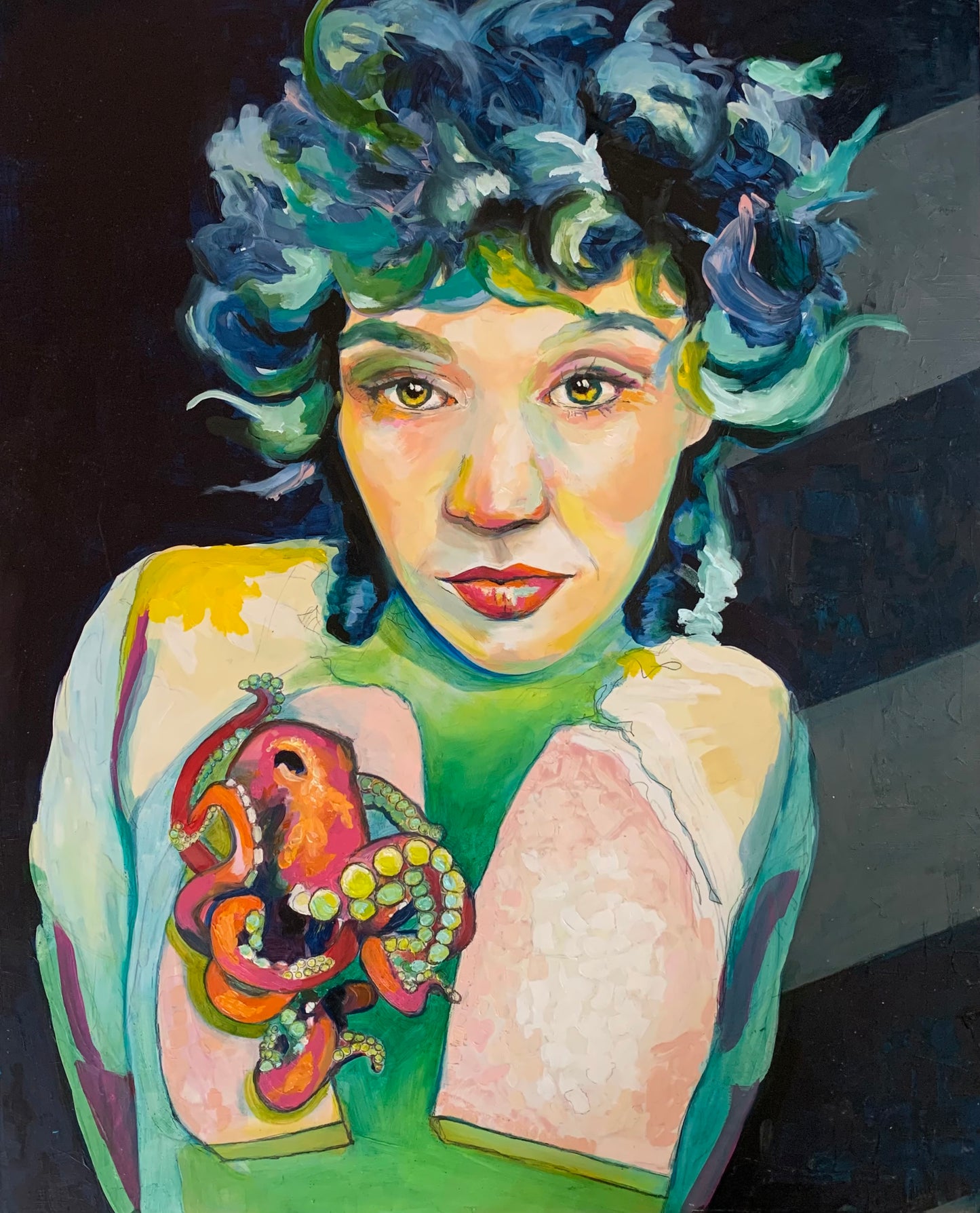 Original Oil Painting - "Protector of the Spirited”