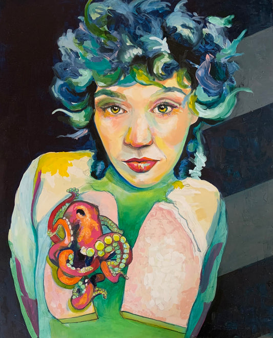 Original Oil Painting - "Protector of the Spirited”