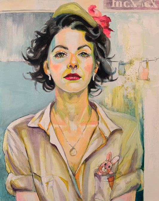 Original Oil Painting - “I Didn’t Tell Anyone Yet’