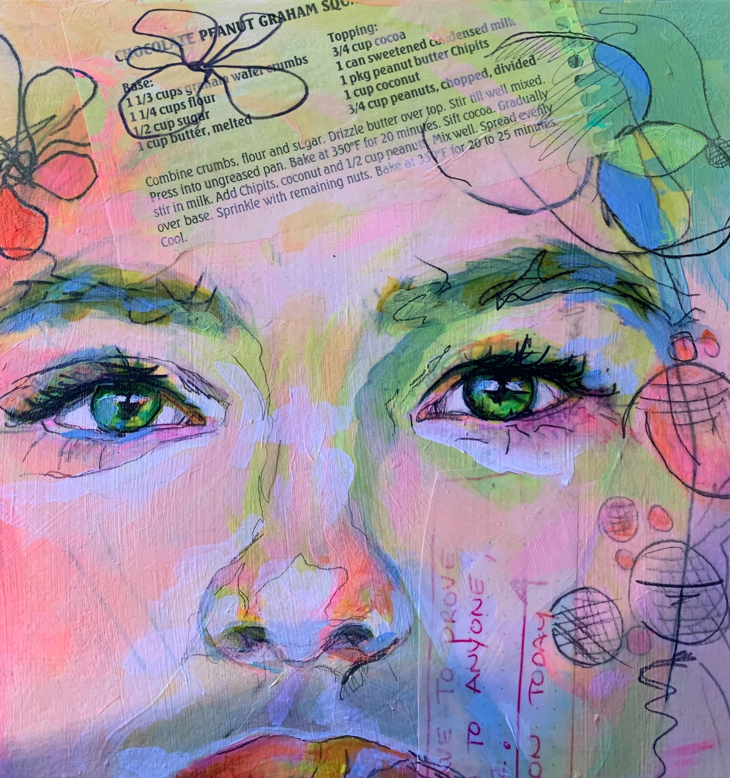 Watercolor / Acrylic Painting - “The Rewrite”