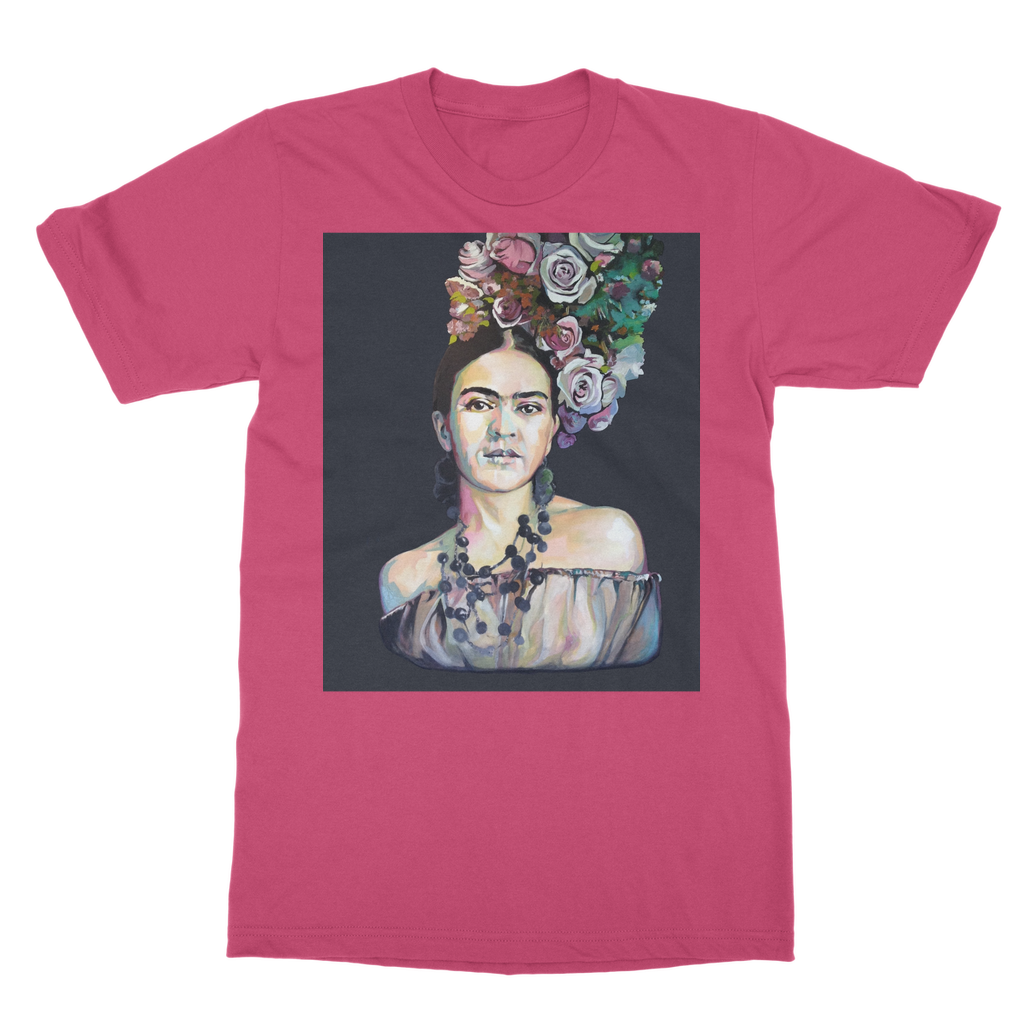 Frida - black background Classic Adult T-Shirt
