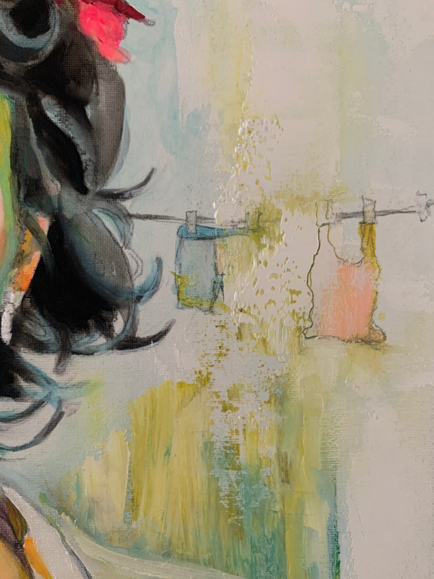 Original Oil Painting - “I Didn’t Tell Anyone Yet’