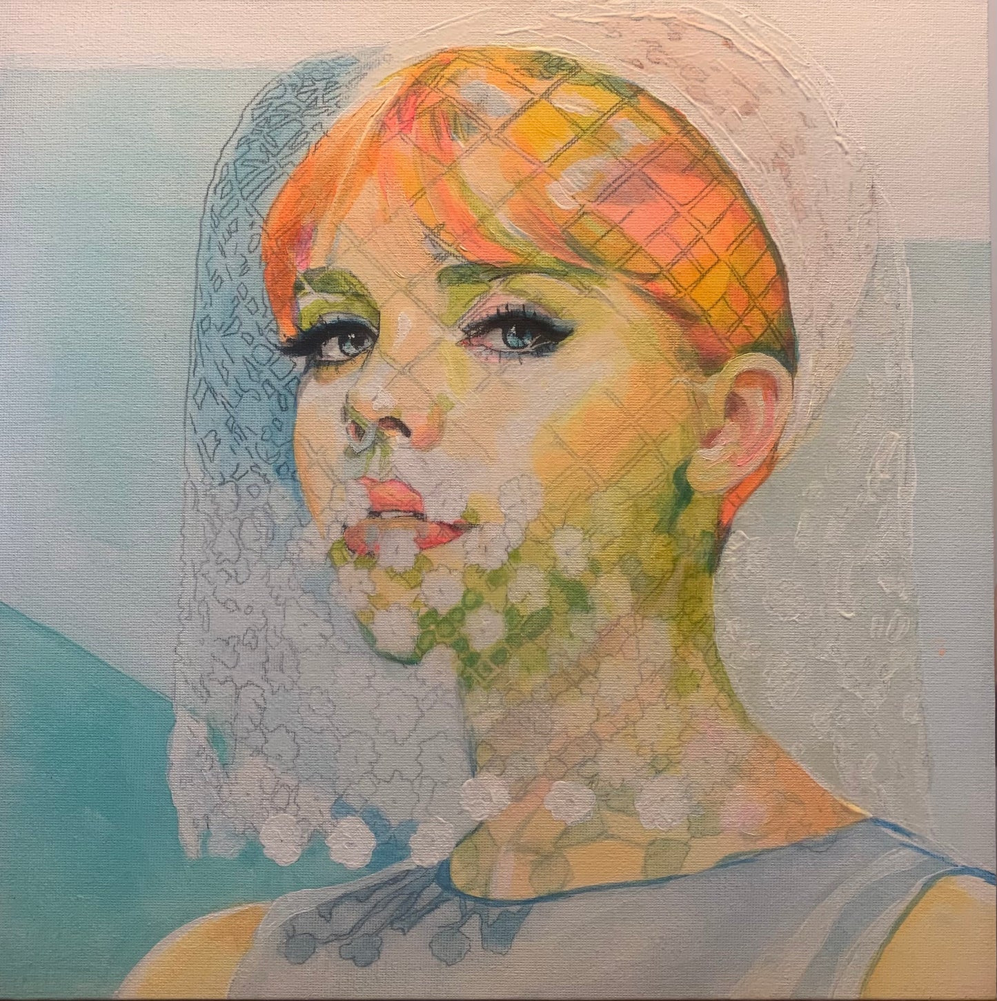 Oil Painting - "Becoming Close-Up No. 08”