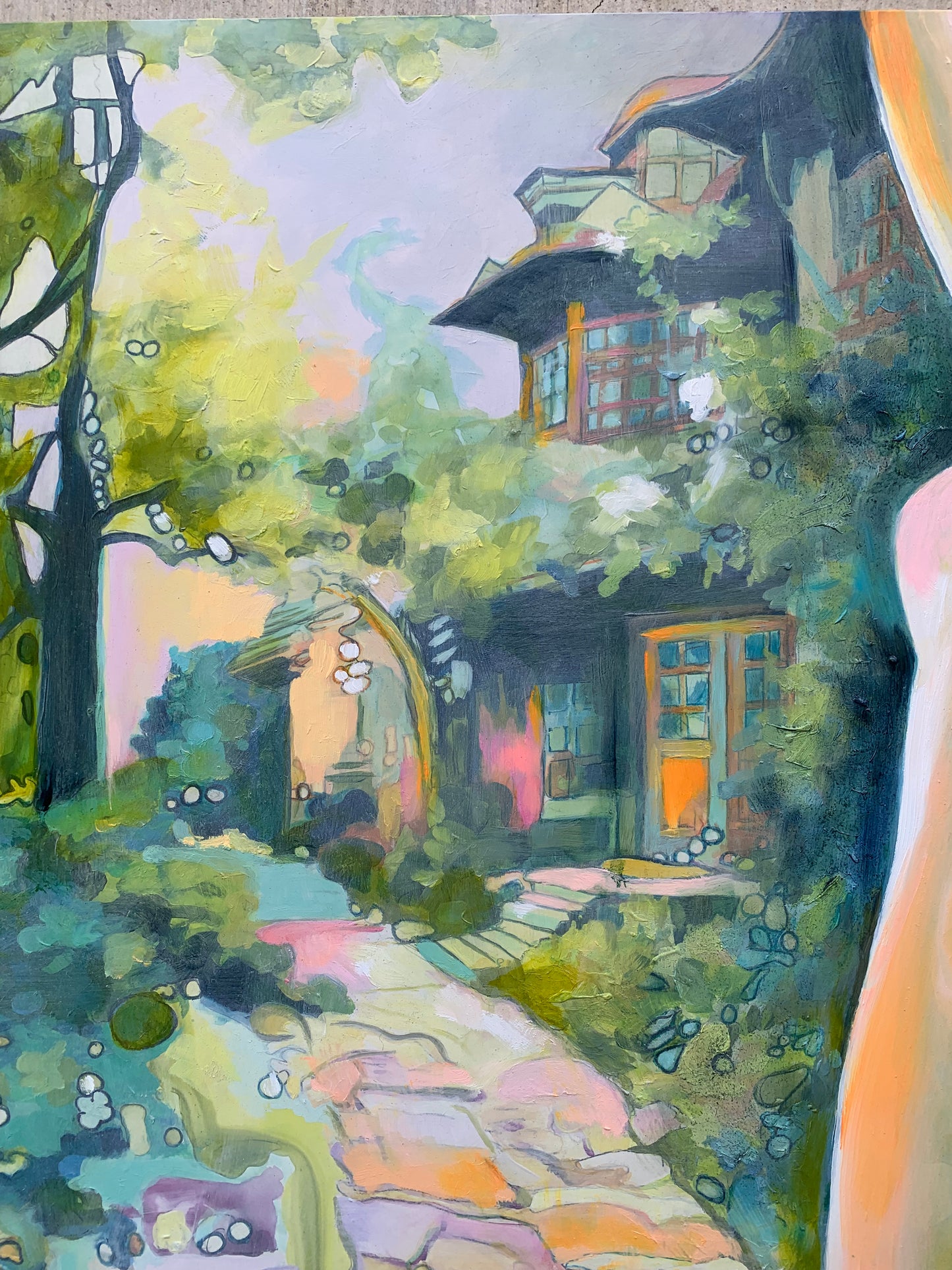 Oil Painting - "Vulnerability Path"