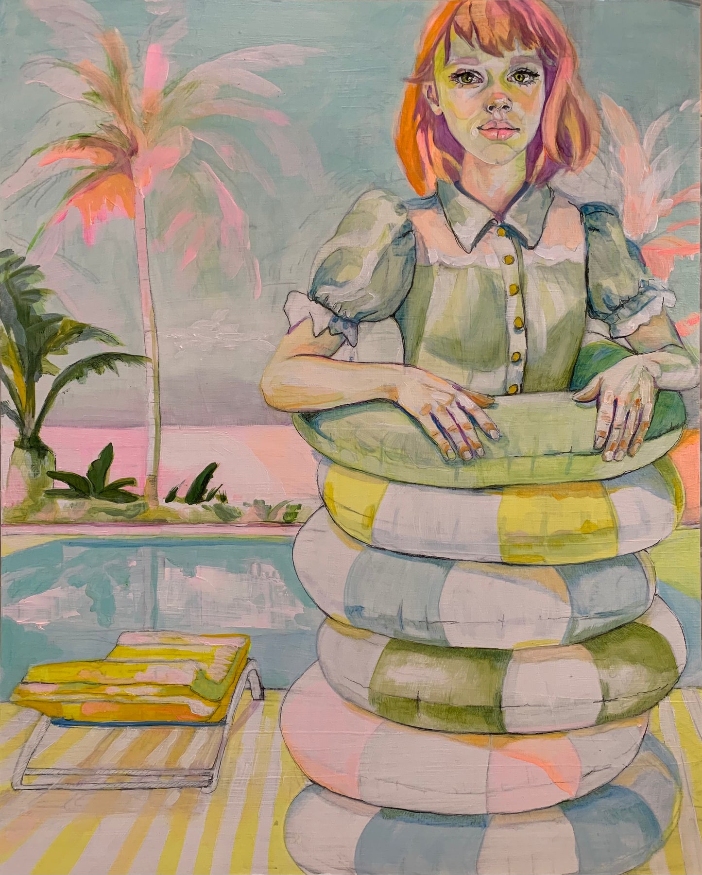 Oil Painting - "How Safe Do You Need to Feel”