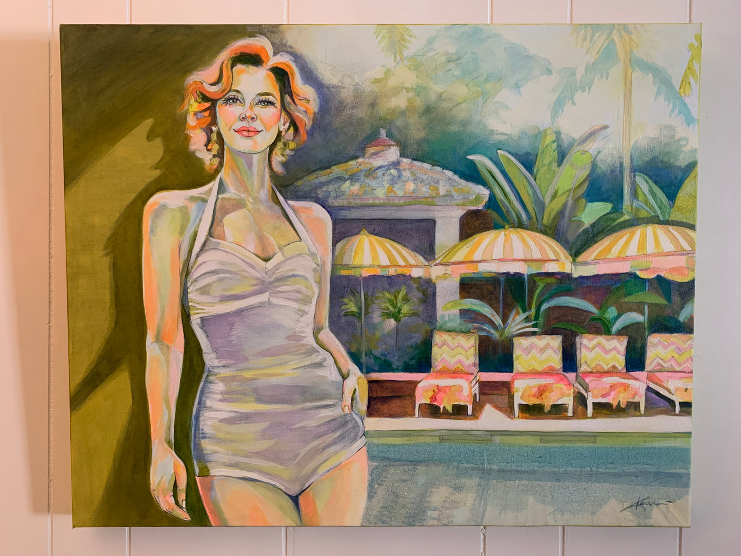 Original Oil Painting - “Cabana Theory’