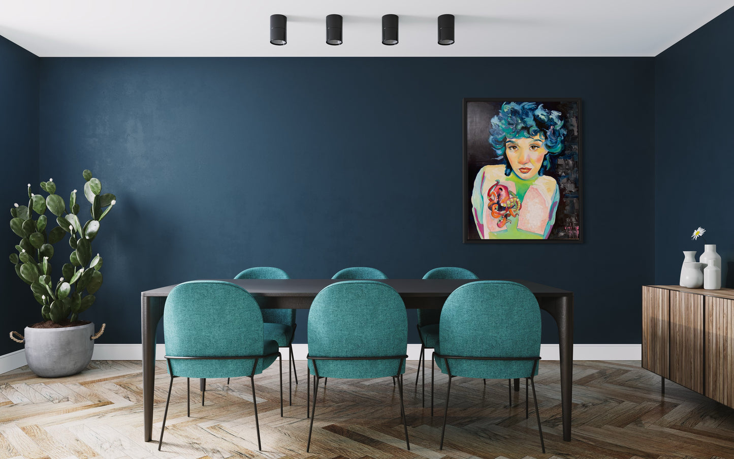 Original Oil Painting - "Protector of the Spirited”